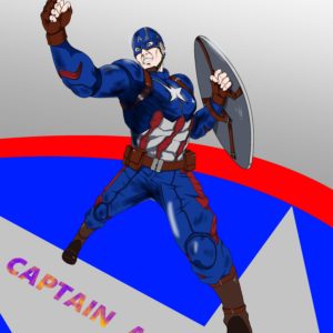 キャプテンアメリカcaptainamericaのイラスト